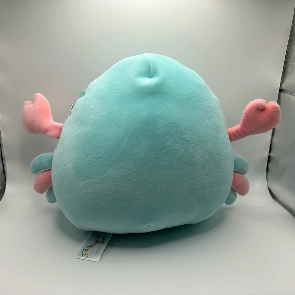 Squishmallows Isler 💙Teal and 🩷Pink 🦀Crab Plush